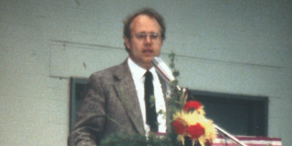 Hartmut Holzapfel, der Redner